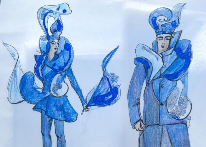 &Sigma;&tau;&omicron; &beta;&alpha;&theta;ύ &mu;&pi;&lambda;&epsilon; &tau;&eta;&sigmaf; &Mu;&epsilon;&sigma;&omicron;&gamma;&epsilon;ί&omicron;&upsilon;, &eta; &Beta;&alpha;&sigma;ί&lambda;&iota;&sigma;&sigma;&alpha; &tau;&omicron;&upsilon; &phi;&epsilon;&tau;&iota;&nu;&omicron;ύ &Kappa;&alpha;&rho;&nu;&alpha;&beta;&alpha;&lambda;&iota;&omicron;ύ &tau;&eta;&sigmaf; &Lambda;&epsilon;&mu;&epsilon;&sigma;&omicron;ύ